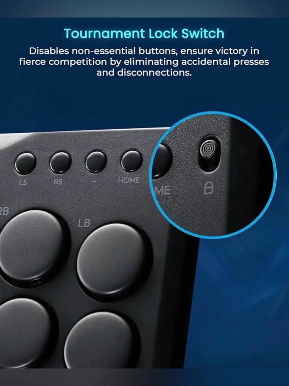 Haute42 Leverless Arcade Stick 12 Keys Controller Street Fight for PC/Ps3/Ps4/Sw
